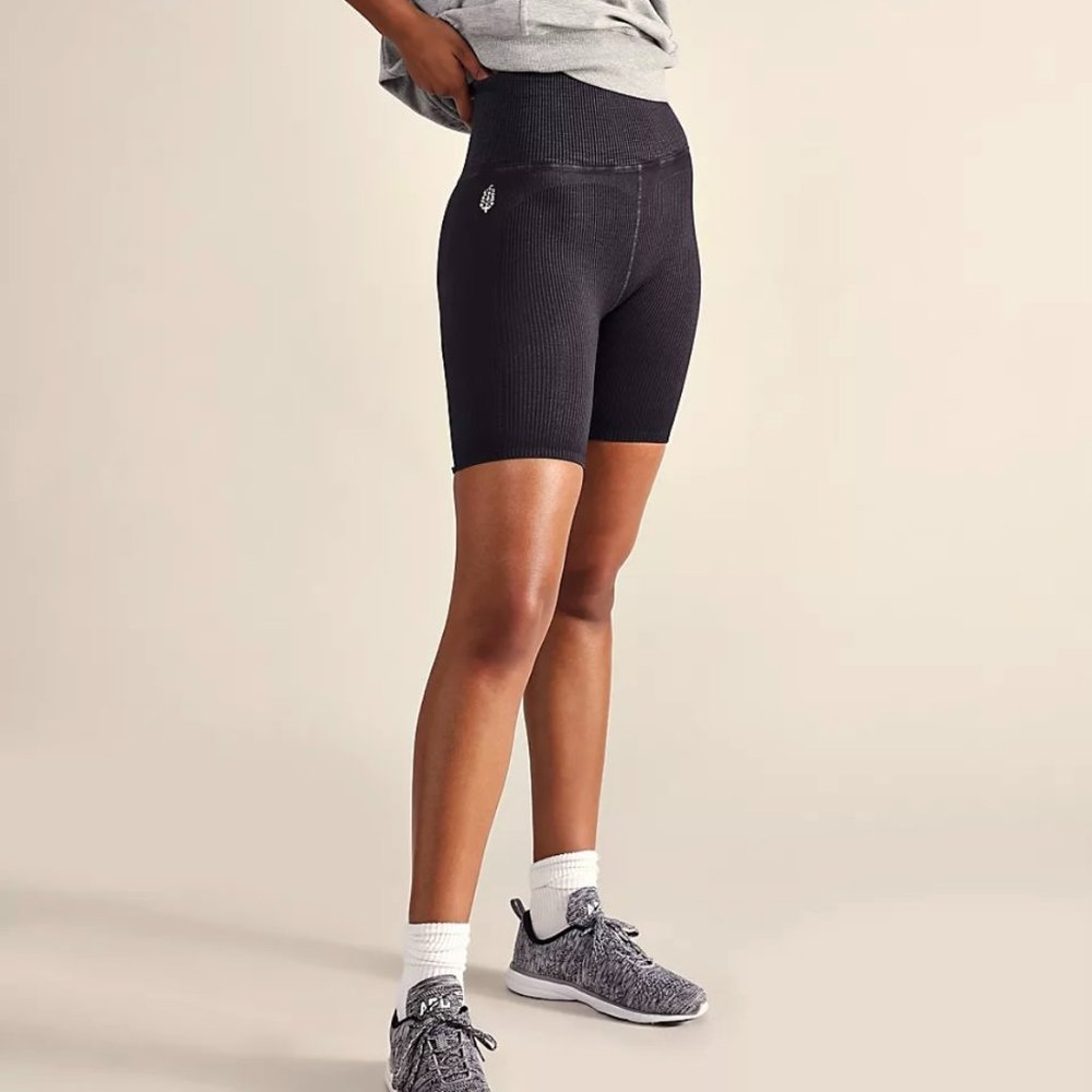 Free People Happiness Runs Bike Shorts M-L/L-M NWT
